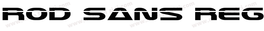 Rod Sans Regular字体转换